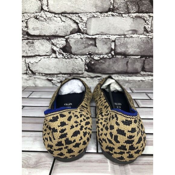 Rothy’s The Point Leopard Cheetah Print Fabric Pointed Ballet Flats Women Sz 9.5 - Picture 6 of 16